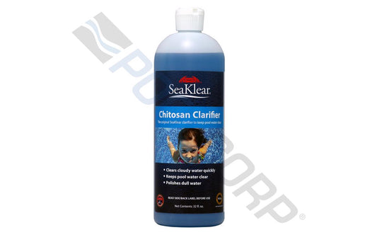 SEAKLEAR CHITOSAN CLARIFIER 1qt BOTTLE #90402SKR