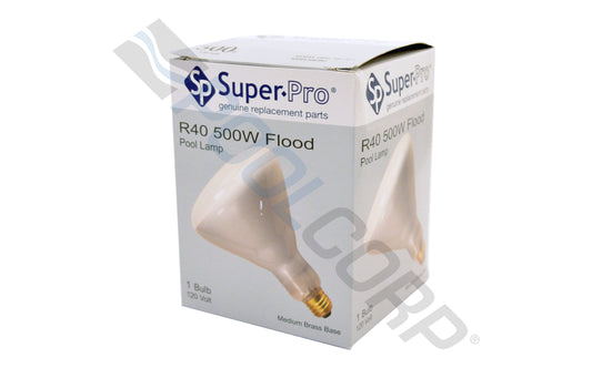 SUPERPRO 500W 120V R40 MEDIUM FLOOD BULB #5552