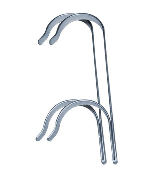 POOLINE DOUBLE HOOK HANGER, ALUMINUM #11079A-SILVER