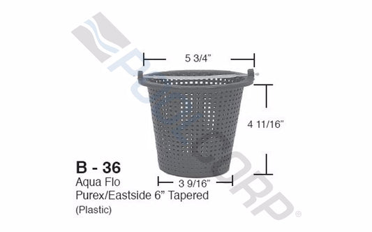 SUPERPRO PUMP BASKET AQF/PUR B-36 #27180-036-000
