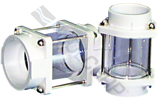 HAYWARD 2" SOCKET ABS SKIMMER INLINE SIGHT GLASS #P1074S