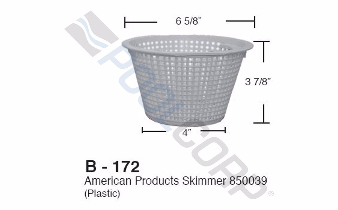 SUPERPRO FAS 100 SKIMMER BASKET #B-172