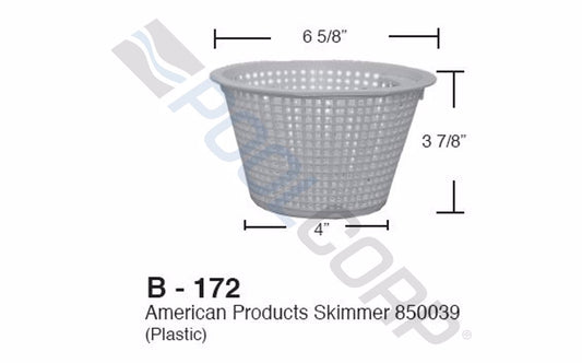 SUPERPRO FAS 100 SKIMMER BASKET #B-172