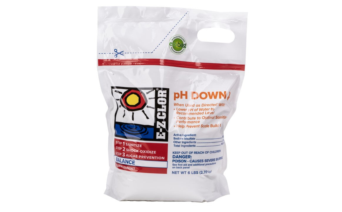 E-Z CLOR pH DOWN 6lb POUCH #47247520