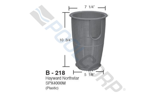 SUPERPRO NORTHSTAR STRAINER BASKET HAYWARD #SPX4000M