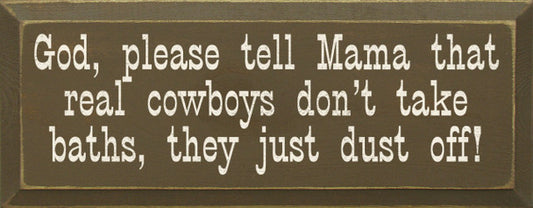 DECOR GOD PLEASE TELL MAMA #4029