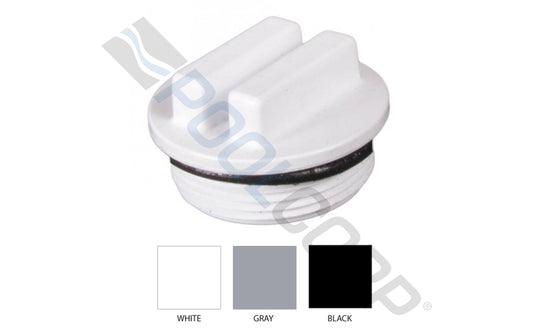 SUPERPRO 1.5'' MPT WHITE FILTER PLUG W/ ORING